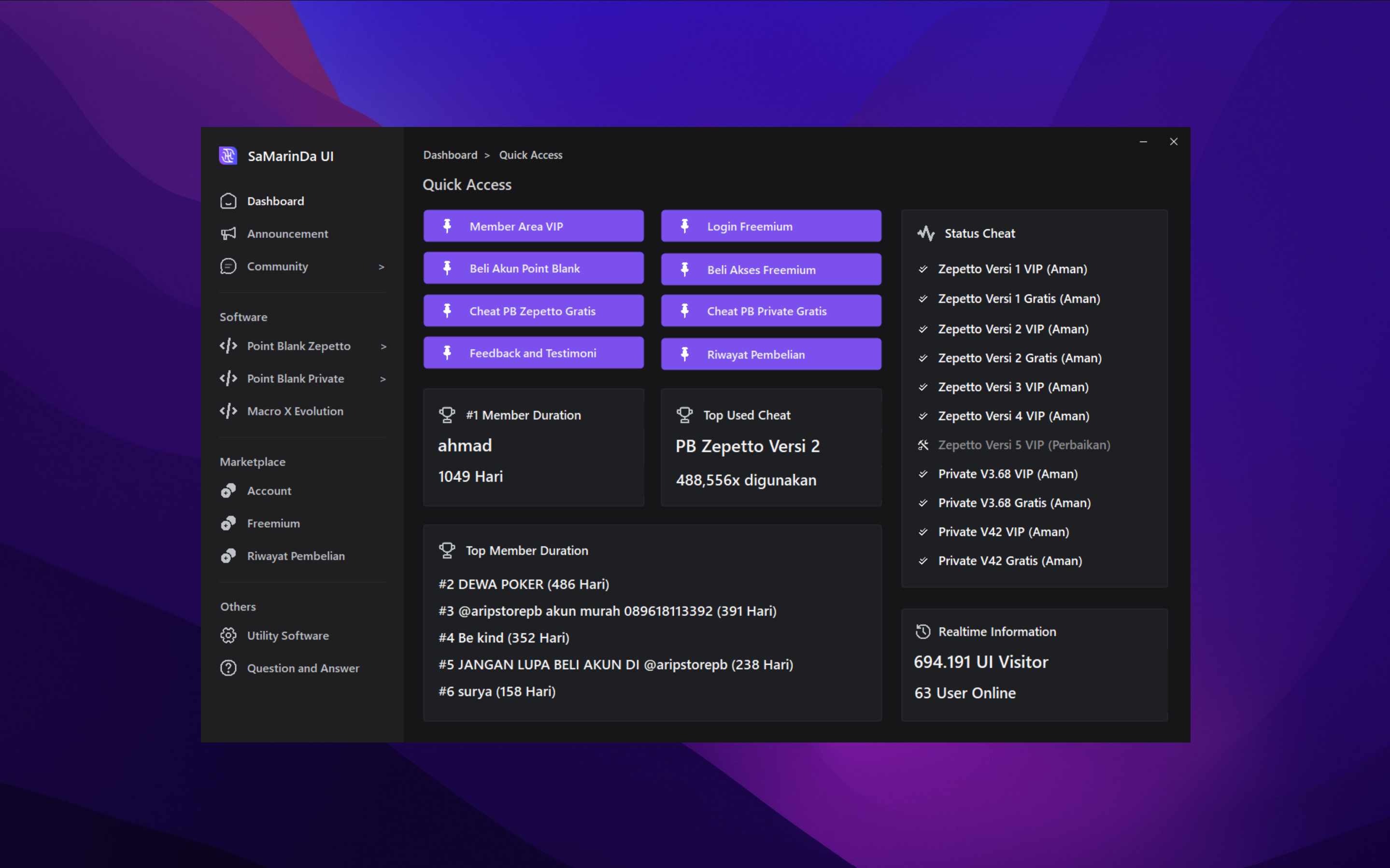 Cheat Point Blank Zepetto Gratis